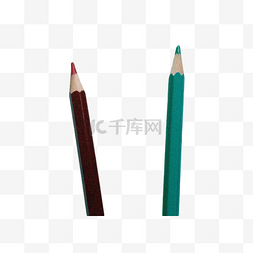绿色铅笔简约学习笔