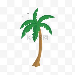 椰树图片_卡通椰树