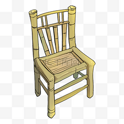 靠椅子图片_一个背靠旧坐椅插图