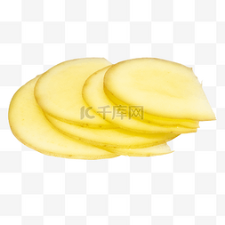 黄色切片土豆