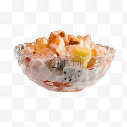 一碗精致的水果沙拉