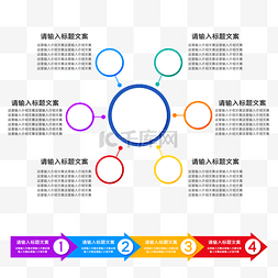 时间办公图片_商务PPT流程图