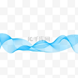 动感科技动感曲线图片_蓝色动感科技波浪线条