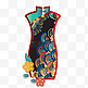 中国风国潮旗袍