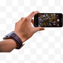 拍照背景图片_拍照的手和手机