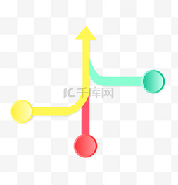 绿色箭头图案图片_箭头上升图案插图