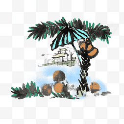 夏天椰子树