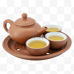 三种茶具图片_紫砂壶茶具