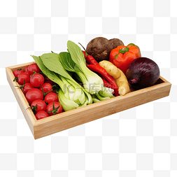 蔬菜拼盘图片_木盘蔬菜拼盘