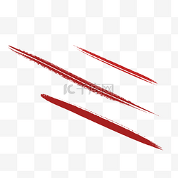 分割线红色图片_矢量水墨分割线红色枯笔线条