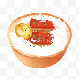 大米饭红烧肉鹌鹑蛋