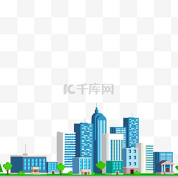 城市建筑图片_卡通城市的建筑城市