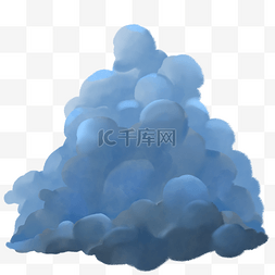蓝色云雾图片_蓝色云层云雾
