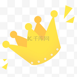 皇冠卡通图片_金色的皇冠