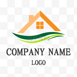 理发的logo图片_黄色房子屋顶LOGO