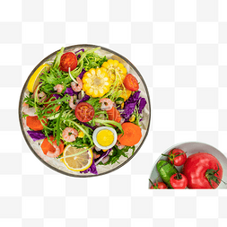 蔬菜沙拉拼盘图片_蔬菜沙拉番茄拼盘
