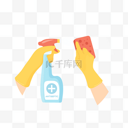 握瓶子图片_手握消毒液消毒用具