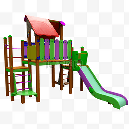 儿童乐园滑梯