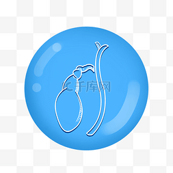 浓缩肥料图片_人体的器官胆囊蓝色