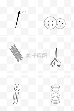 盘装剪刀图片_缝纫工具针线