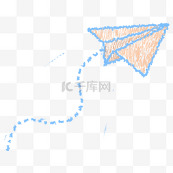 儿童蹦极图片_卡通儿童蜡笔纸飞机