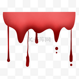 红色血滴图片_红色血滴效果装饰