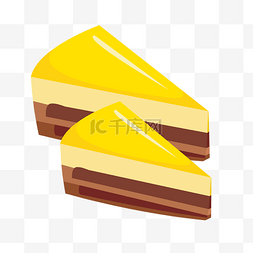 芒果蛋糕图片_西餐甜点芒果慕斯