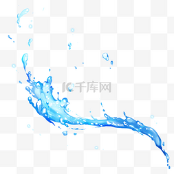 水龙头水流实图图片_喷溅的水流液体