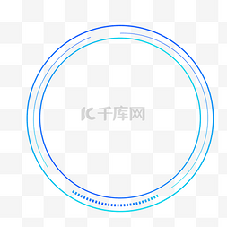 旋转的星轨图片_智能互联科技圆环