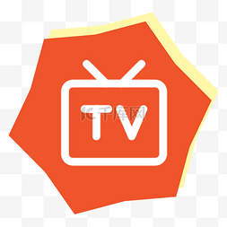 tv图片_视频播放icon图标电视TV