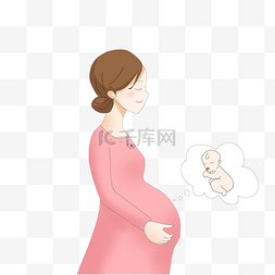 怀孕图片_挺着肚子孕妇