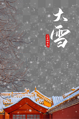 大雪节气故宫雪景
