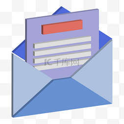 打开电子邮件概述界面符号图标