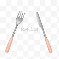 刀手绘图片_餐具刀叉