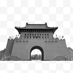 拱门图片_中式城楼