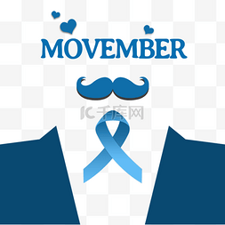 西装领带movember十一月胡子月