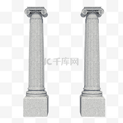 大理石圆形罗马柱