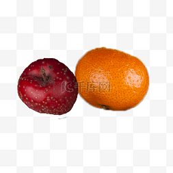 滑肠图片_山楂橘子纯天然水果