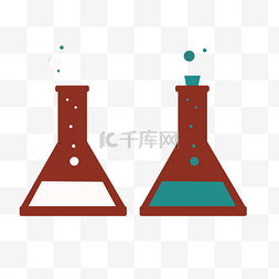 化学工具器皿插画