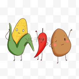 土豆拟人图片_拟人蔬菜水果表情包