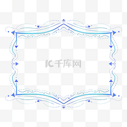 欧式底纹图片_蓝色花纹欧式边框