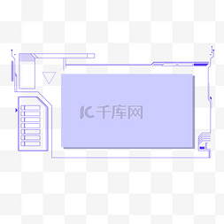 科技感几何标签