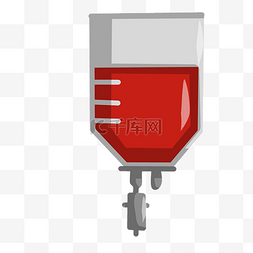血包图片_红色塑料血包