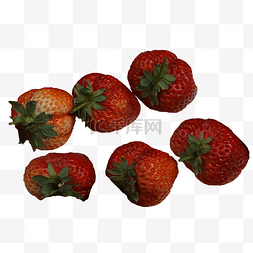 草莓种植图片_实拍种植六个大草莓
