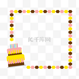 蛋糕图片_儿童节生日蛋糕边框