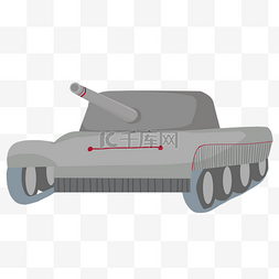杀伤力图片_灰色大型坦克插图