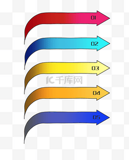 分类目录图片_彩色ppt目录