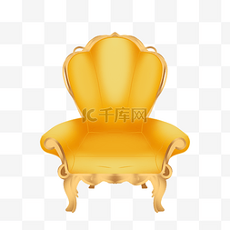 金色宝座座椅