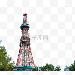 高耸的札幌电视塔