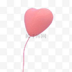 庆典氢气球图片_动漫爱心气球免抠图